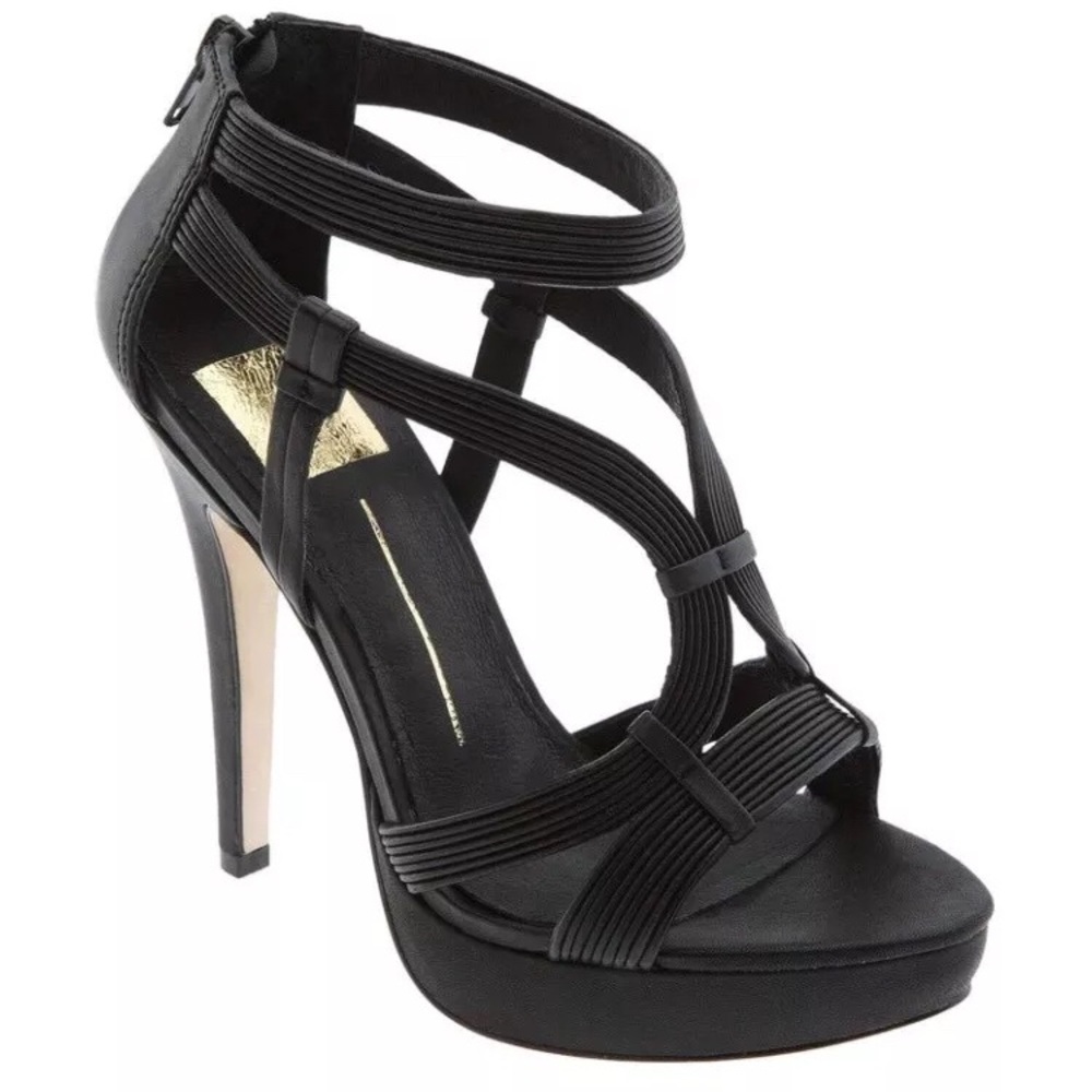 Dolce Vita LANCE Black platform high heels SZ 9/39